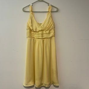 Canary yellow dress